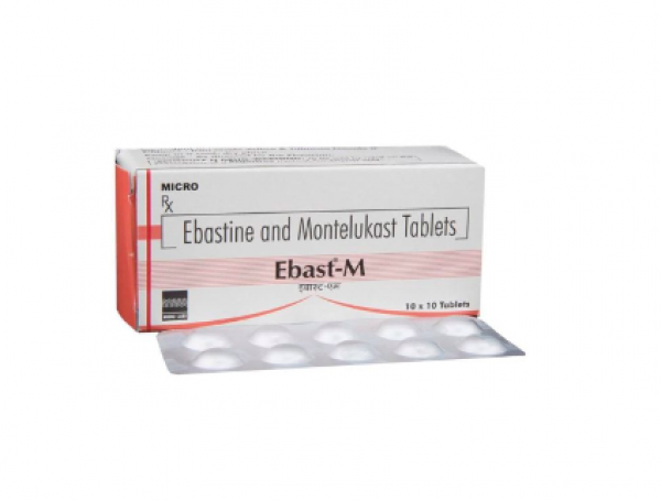 Ebastine 10mg + Montelukast 10mg Tab