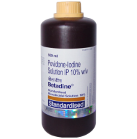 Betadine 10 Percent Solution - 500ml Bottle (BRAND)