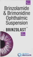 A box and a dropper of Brinzolamide (1% w/v) + Brimonidine (0.2% w/v) Eye Drop - 5ml
