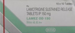 Box of generic Lamictal 150mg  Tablets - Lamotrigine