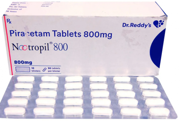 A pack of 30 tablets of Piracetam 800mg