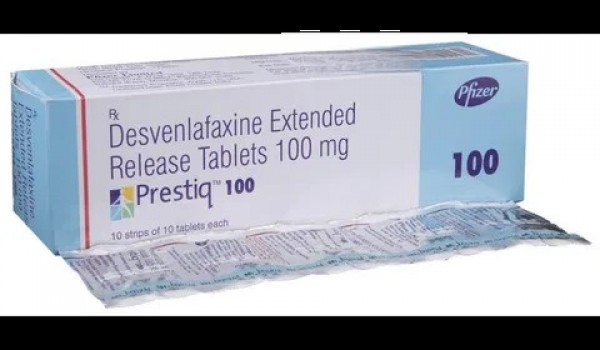 Box and blister strip of generic desvenlafaxine succinate 100mg tablet