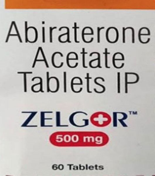 A box of Abiraterone Acetate 500mg Tab